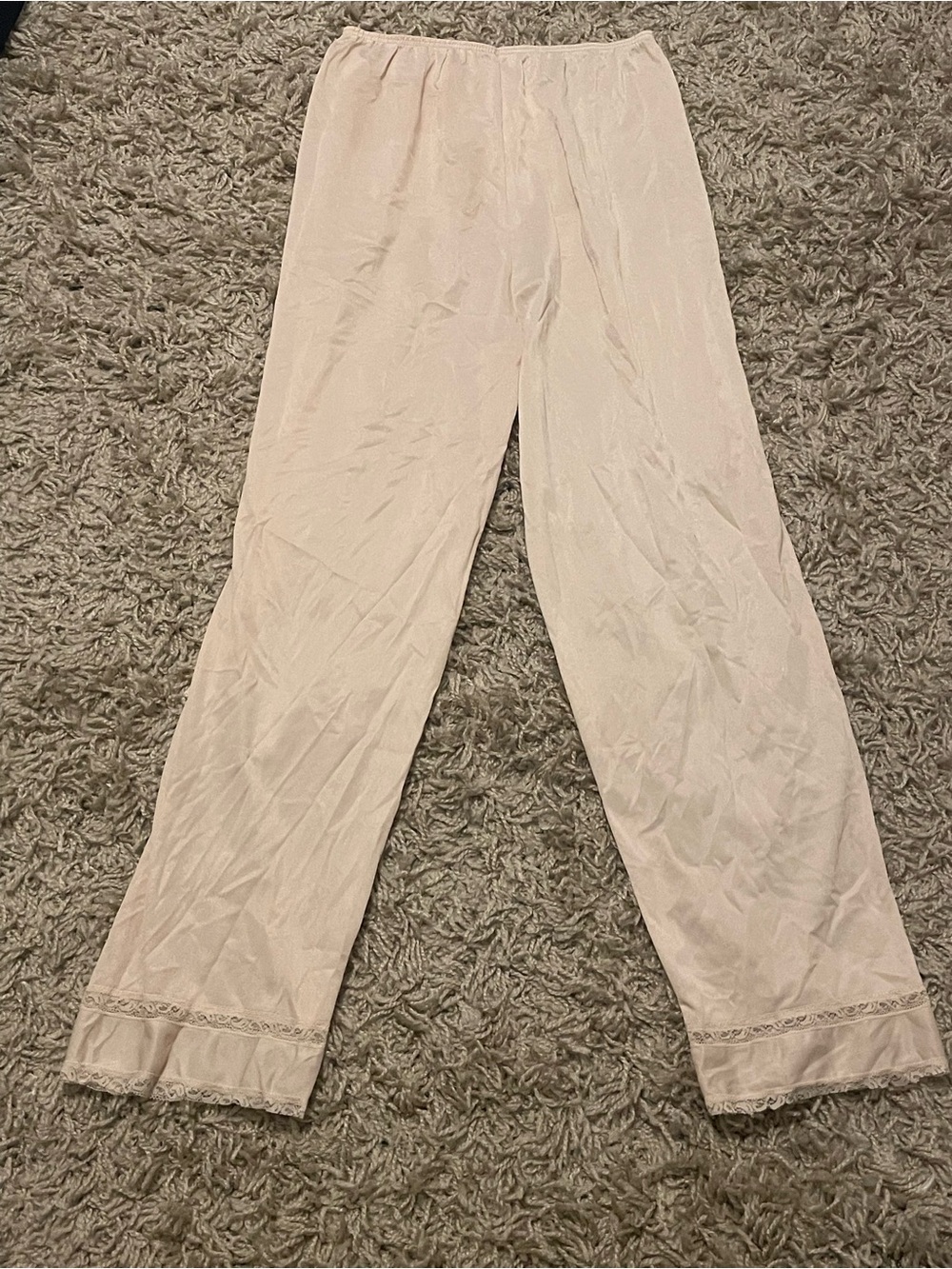 Lightweight Lace-Trim Slip Pants